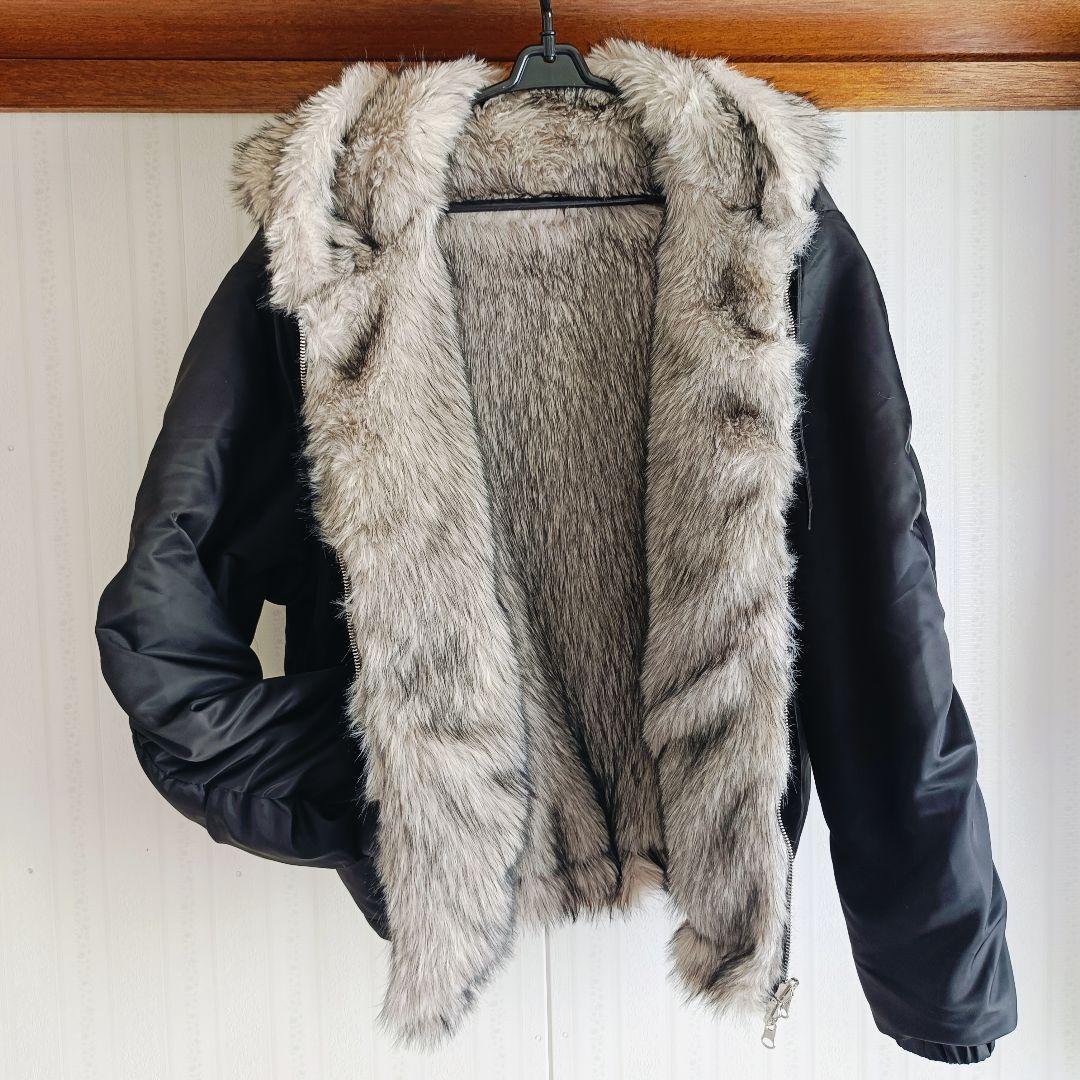 who's who gallery ブルゾン リバーシブルファー フーズフー