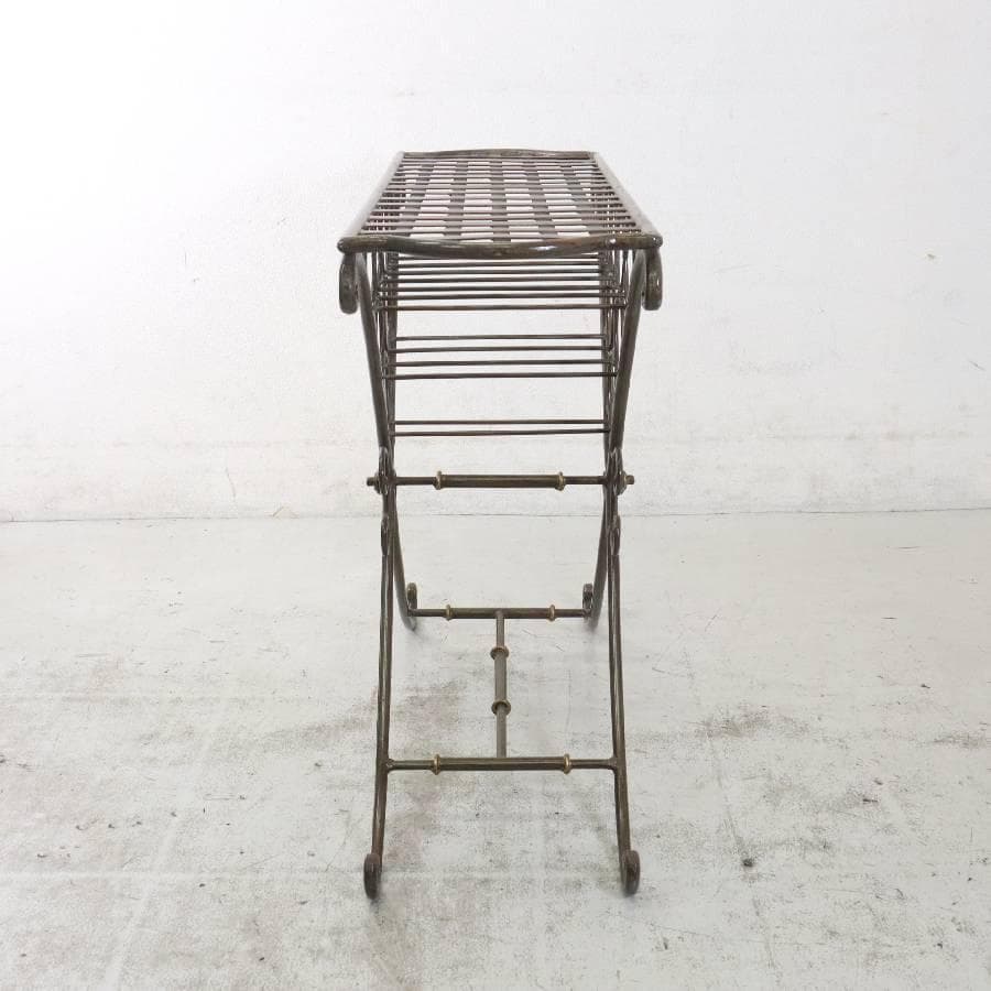 アンティーク調 アイアン サイドテーブル ワインラック ボトルホルダー