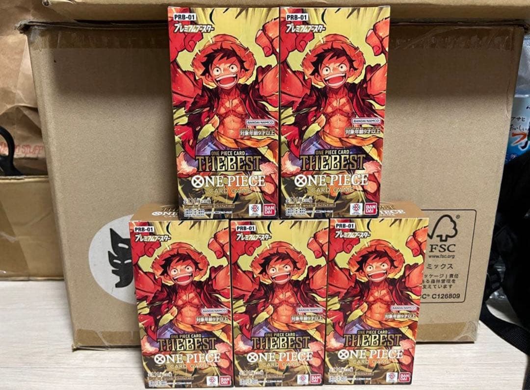 ワンピースカードゲーム　プレミアムブースター　ザ　ベスト　5BOX　新品未開封