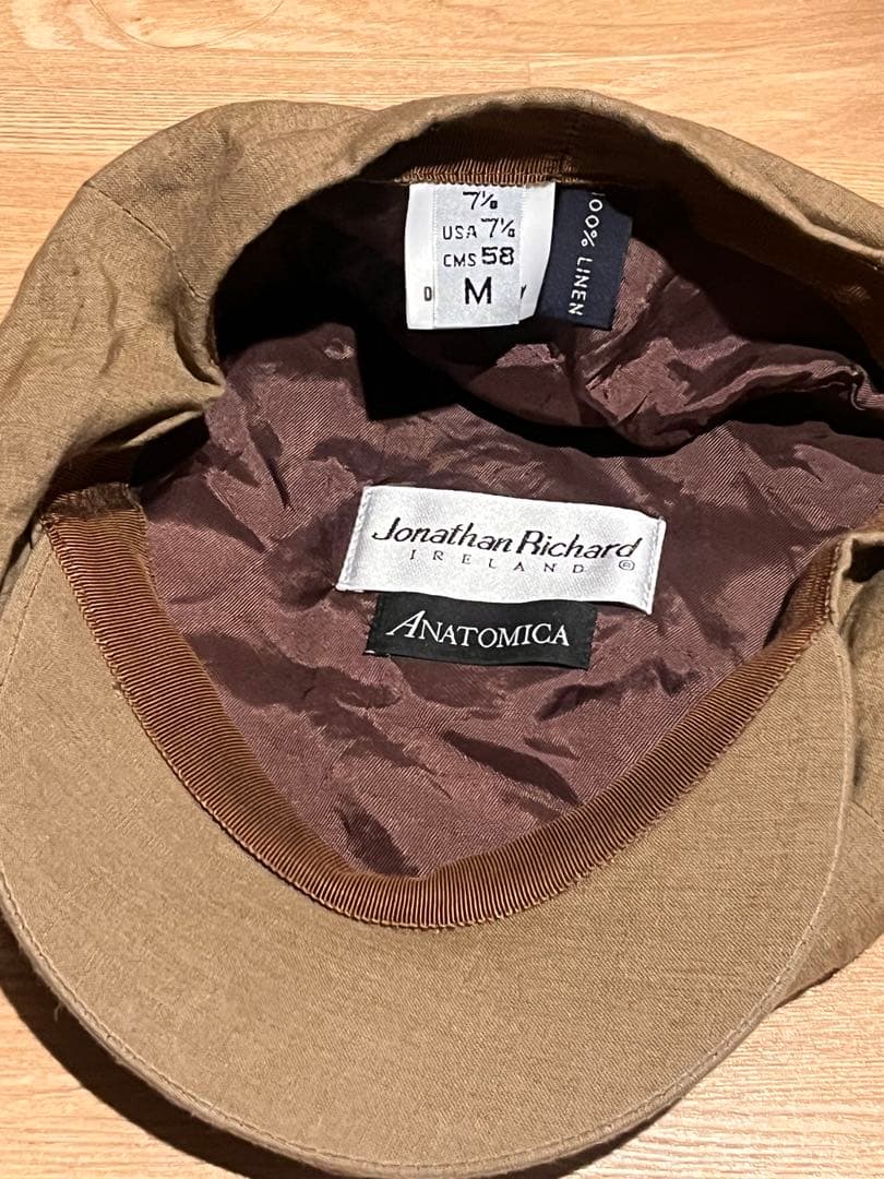 Anatomica Jonathan Richardキャスケット リネン 58