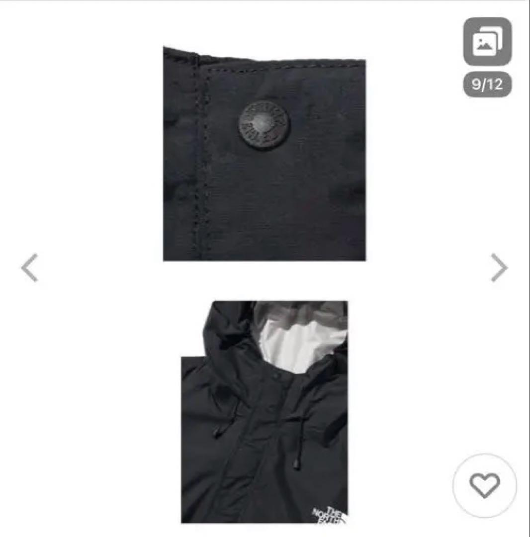 ザ・ノースフェイスNP12332 レインポンチョ　アクセスポンチョ　ブラック