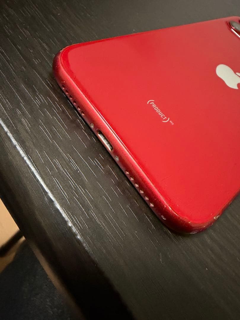 Apple iPhone11 RED128GB ひび割れ・傷あり