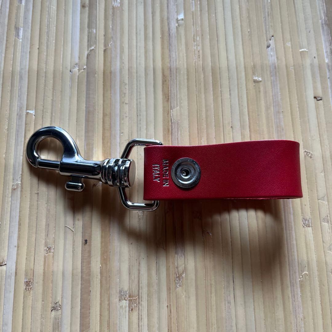 【未使用】Supreme Leather Key Loop 2021 SS