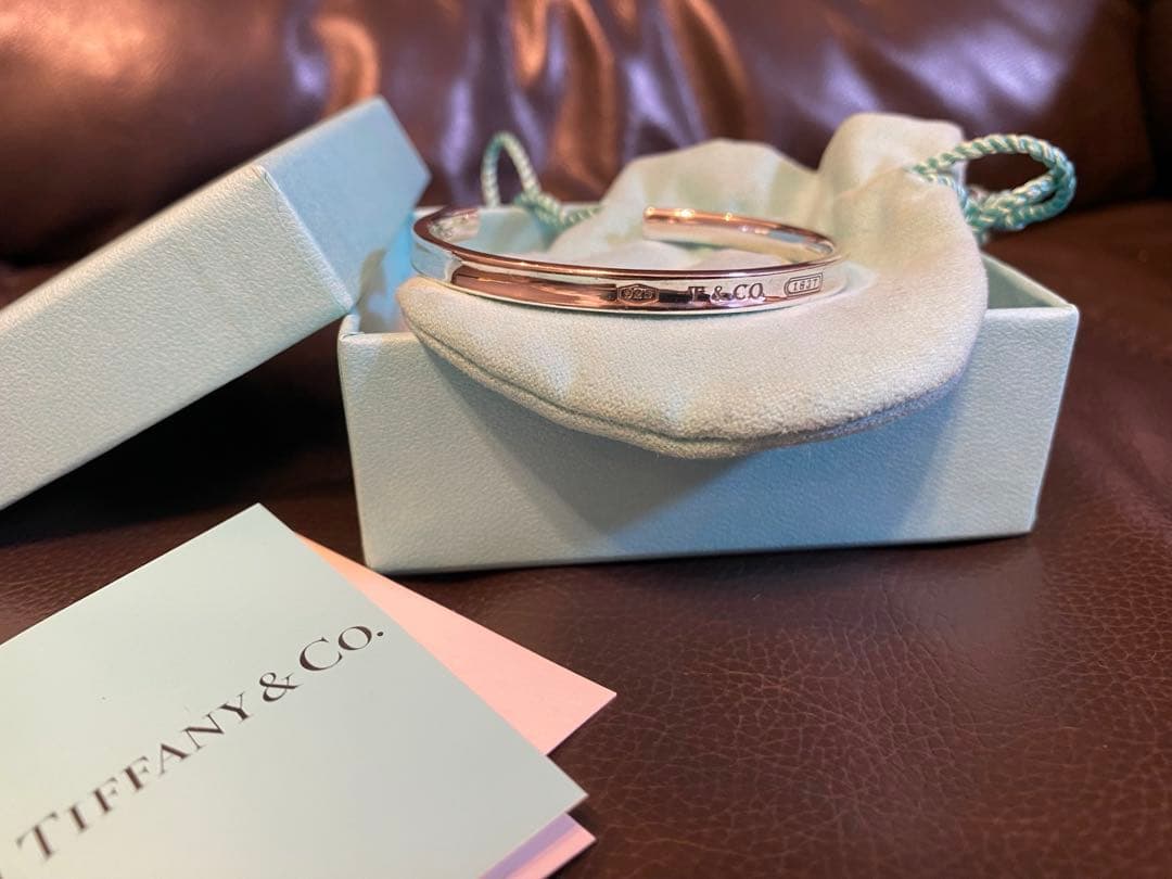 みんちゃん専用【確実正規品】ティファニー Tiffany カフ ナロー バングル
