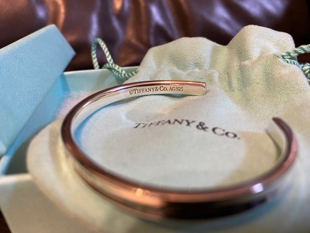 みんちゃん専用【確実正規品】ティファニー Tiffany カフ ナロー バングル