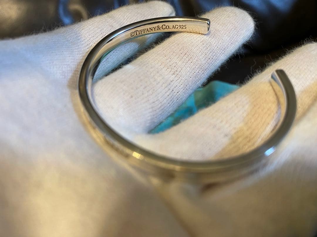みんちゃん専用【確実正規品】ティファニー Tiffany カフ ナロー バングル