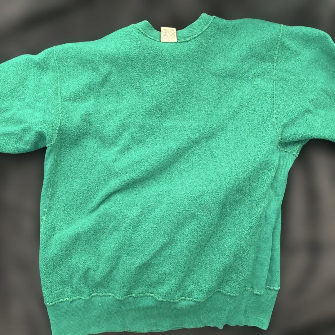 Champion Reverse Weave 90'sトレーナー L ターコイズ