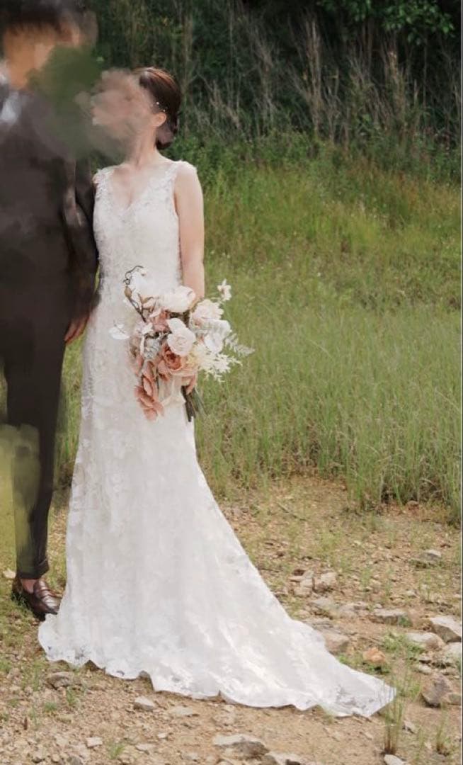 週末値下げ　DRESSPRODUCTION 刺繍レース　ソフトマーメイド　結婚式