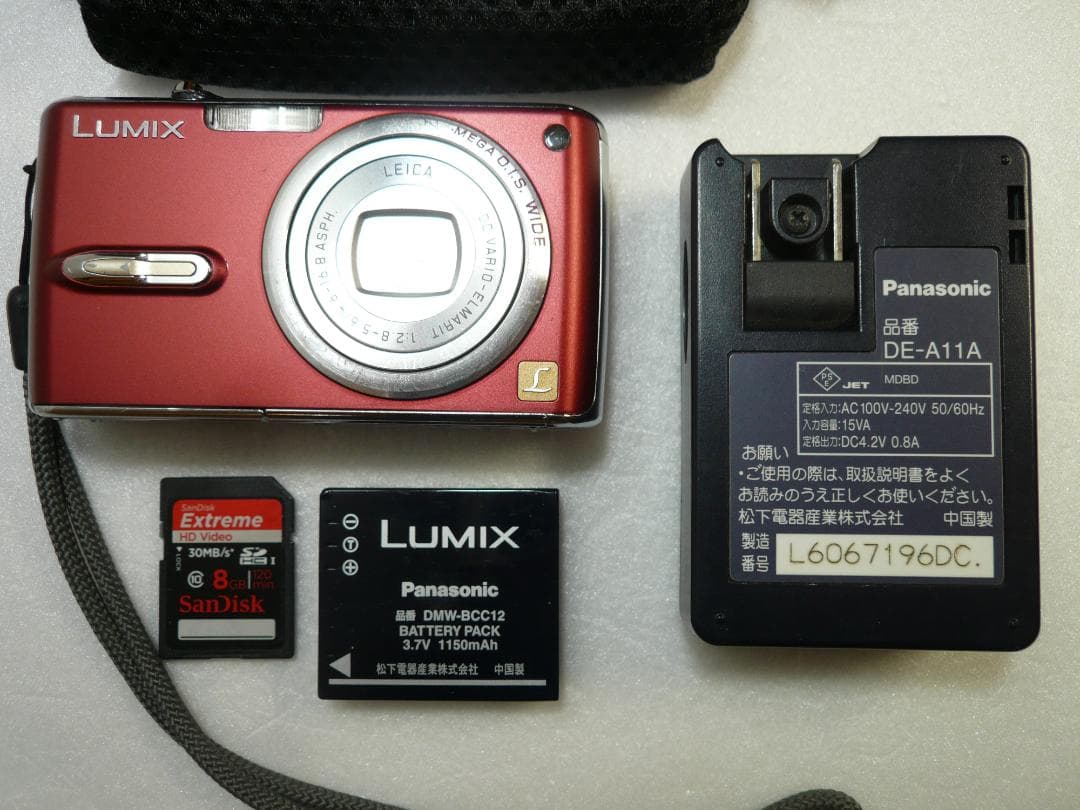 LUMIX★DMC-FX07⭐️極美品⭕️安心の実働品★エンジ色