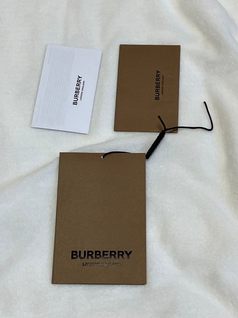 BURBERRY ウォレットチェーン 黒 ブラック レザー ロゴ バーバリー