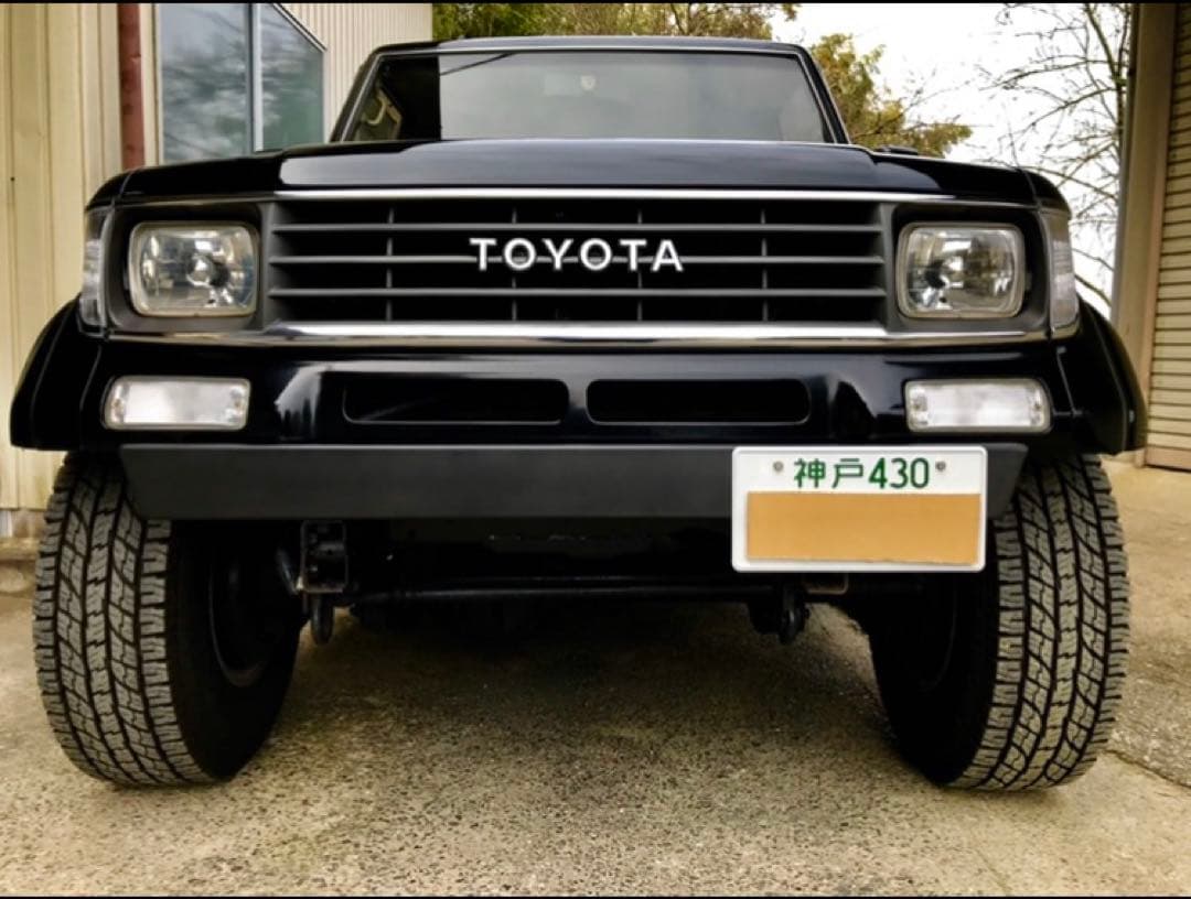 ランドクルーザー プラド 78 クロカンバンパー 70 ランクル 乗せチップ塗装