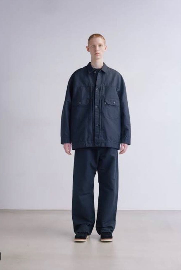 Graphpaper Washi Duck Jacket とPants