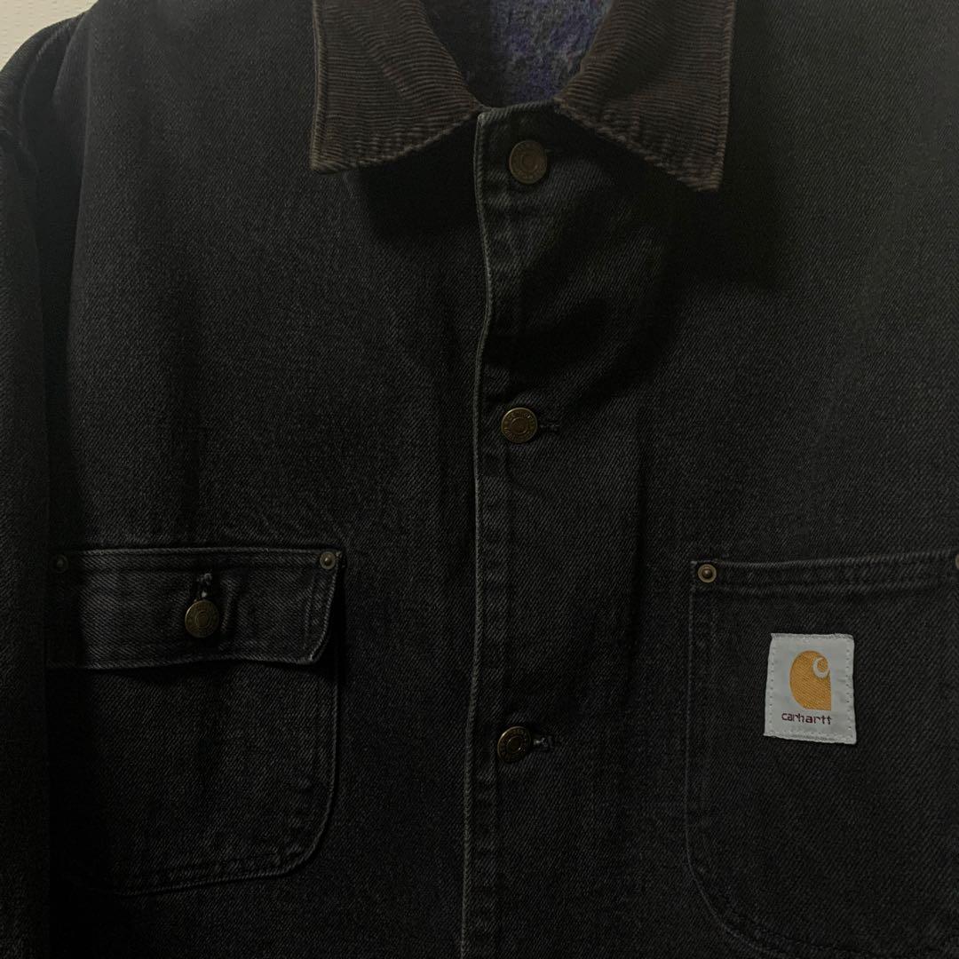 Carhartt カーハート　ミシガンチョアコート　ブラックデニム
