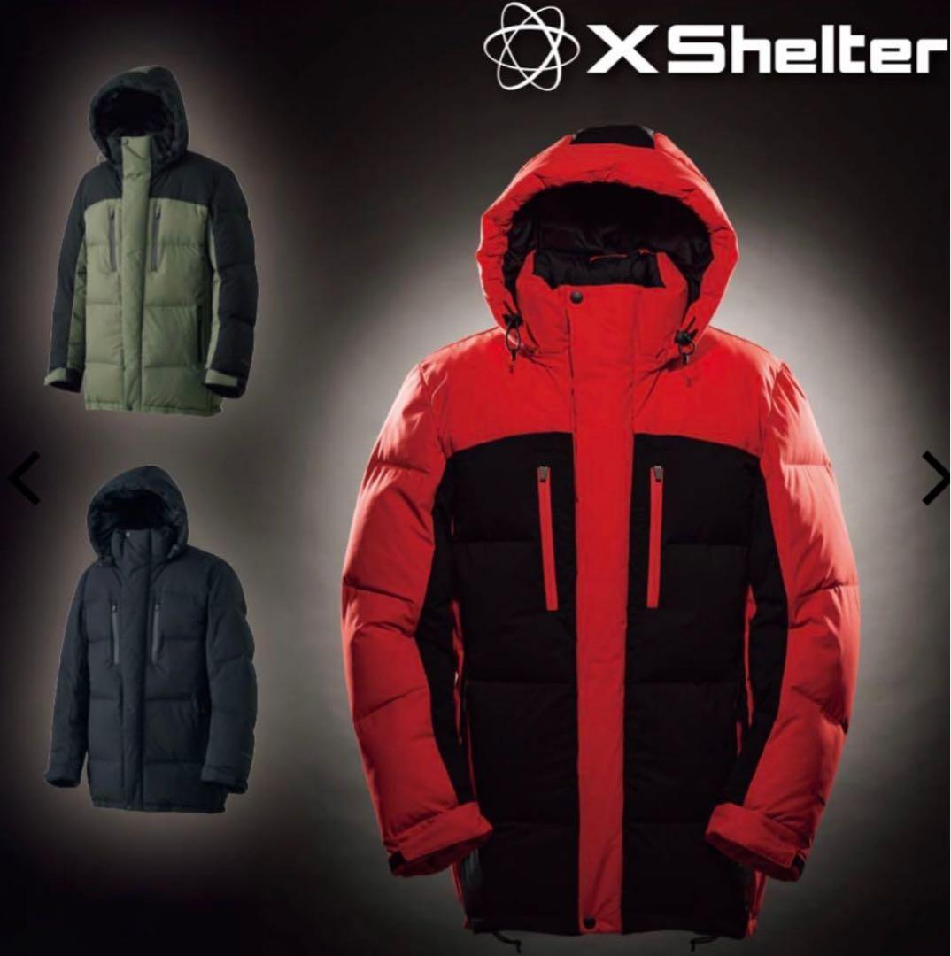 エックスシェルター(R)断熱αプレミアムギガパフダウンコート ブラックL