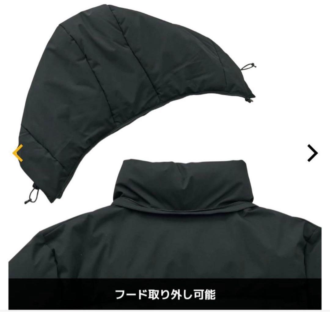 エックスシェルター(R)断熱αプレミアムギガパフダウンコート ブラックL