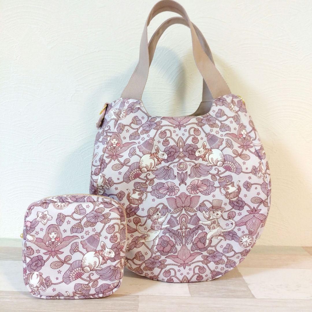 専用☆ぷっくりフォルムの可愛いバッグ＆スクエア型ポーチ☆ ジョリーフルール