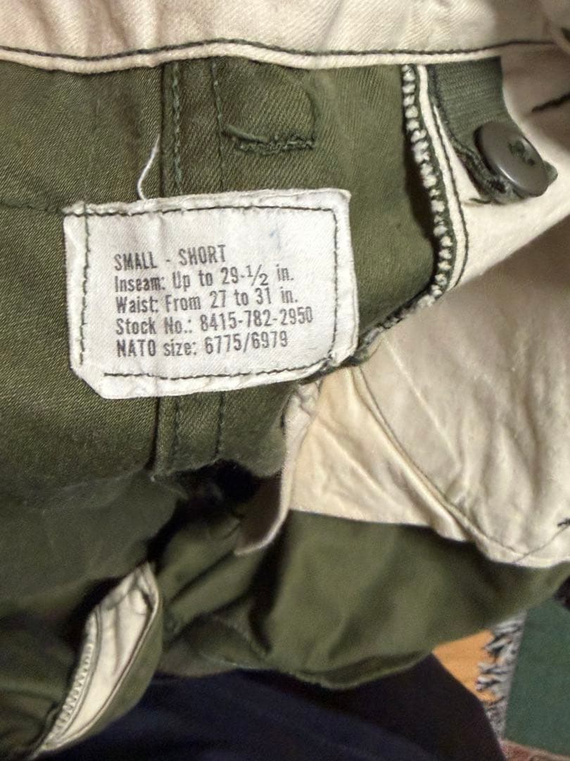 M65ミリタリーカーゴパンツ72年制　70s' 古着　米軍　USA制