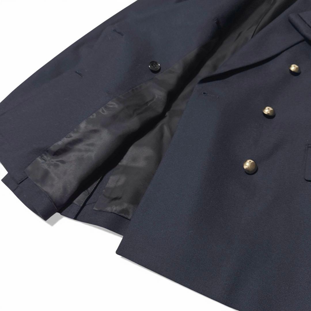 極美品✨️25AW　エストネーション　Super140　ダブルジャケット　濃紺