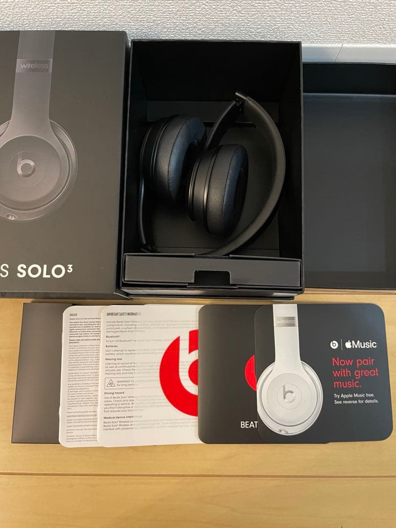 BEATS SOLO 3 ワイヤレスヘッドホン ブラック