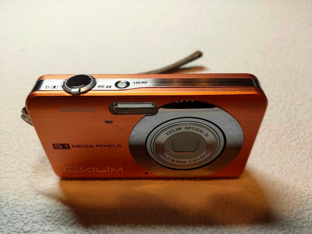 ★完動品★CASIO EXILIM EX-Z85 オレンジ コンパクトデジカメ
