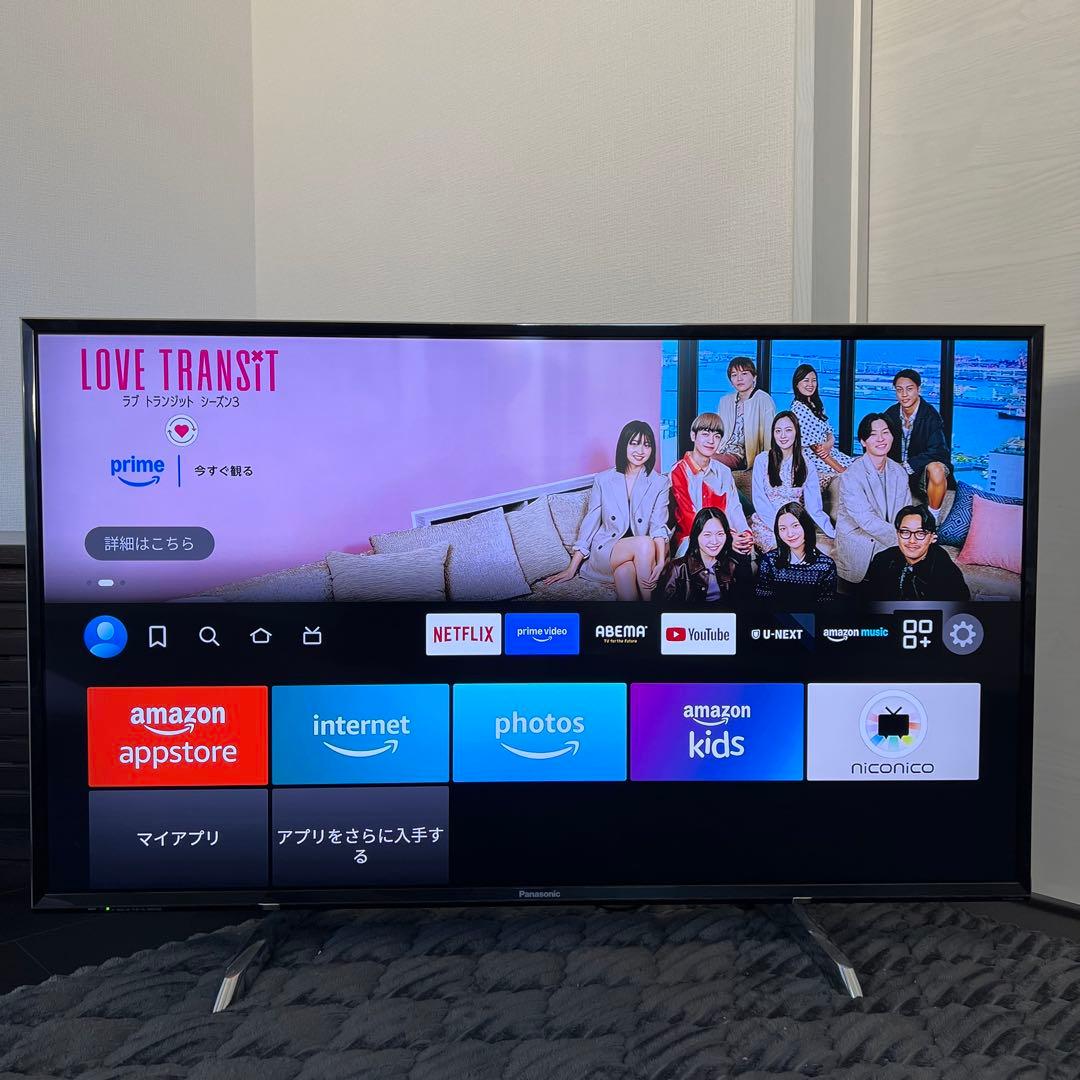 【美品】パナソニック4K液晶テレビ TH-43DX750