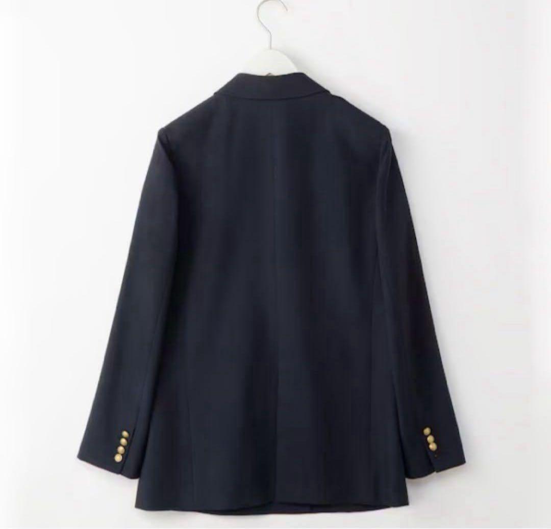 プラステ PLST ダブルブレストジャケット 紺ブレ 金釦 ブレザー ネイビー