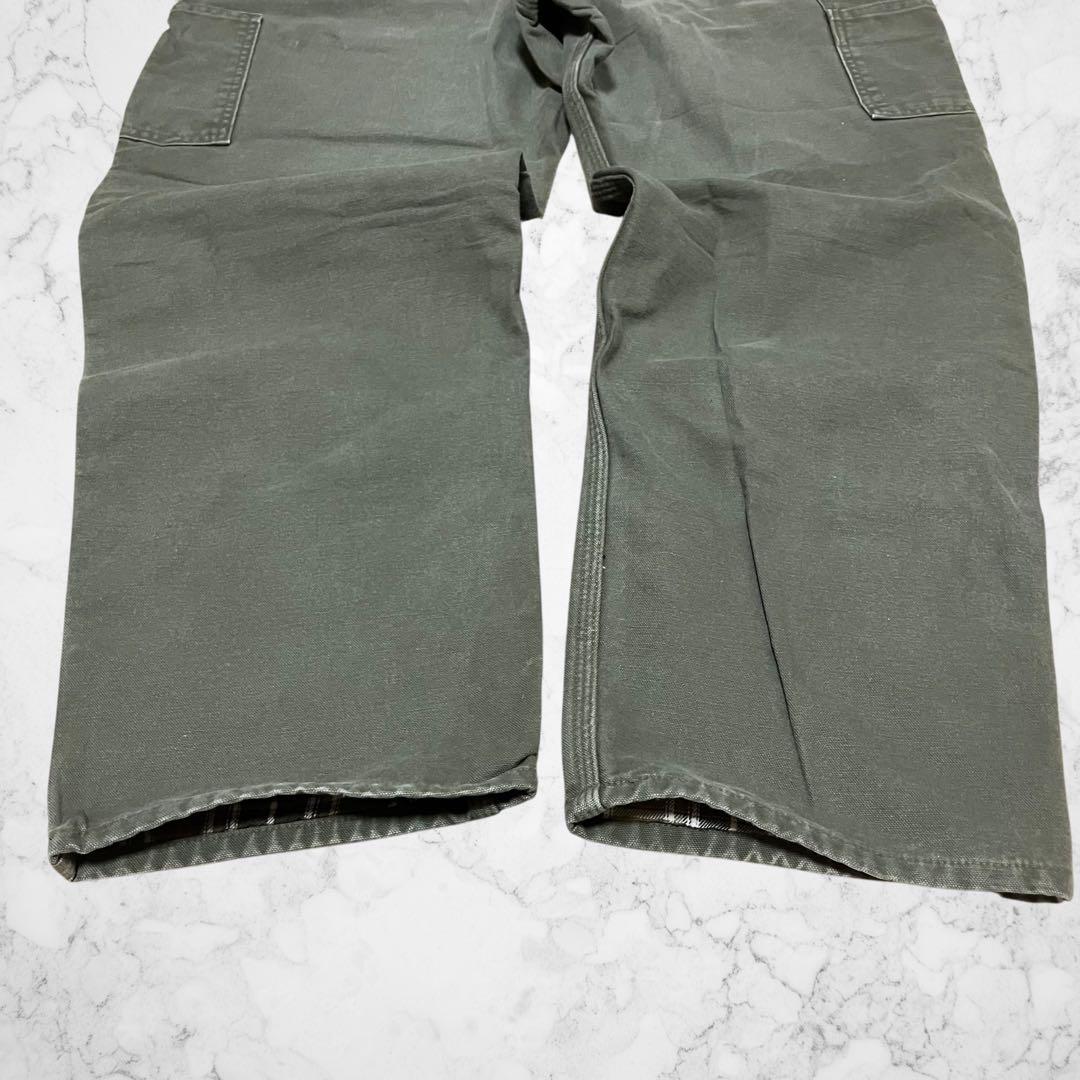 た*ち様 carhartt ダッグ　ペインターパンツ　チェックフランネル　モスグ