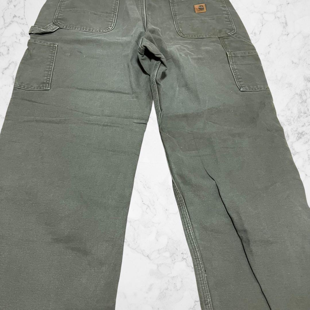 た*ち様 carhartt ダッグ　ペインターパンツ　チェックフランネル　モスグ