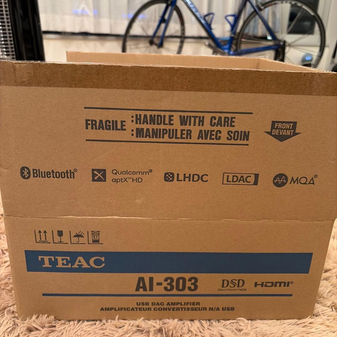 TEAC AI-303 USB DAC AMPLIFIER ティアック アンプ黒