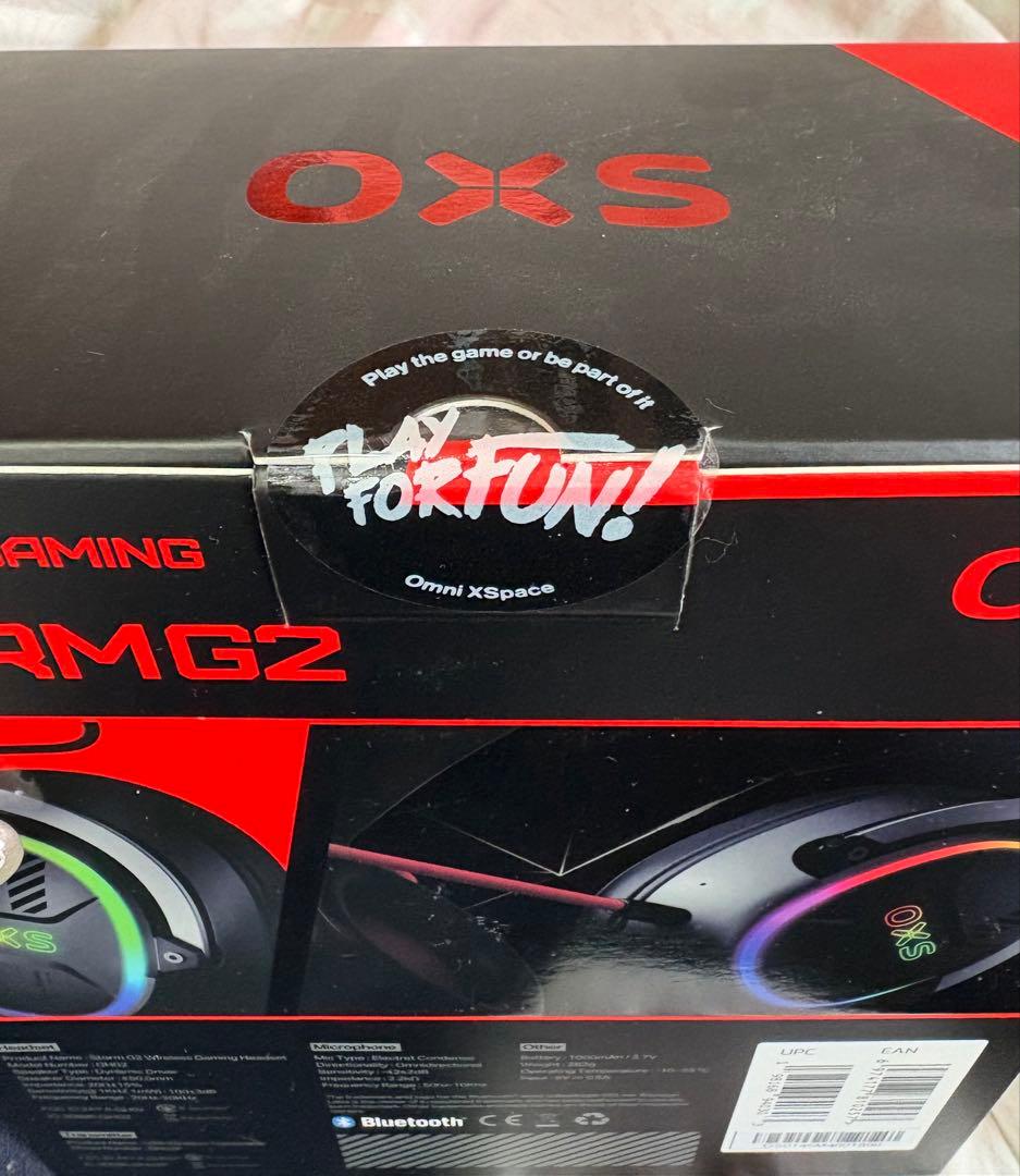 OXS ワイヤレスゲーミングヘッドセット ST0RM G2新品