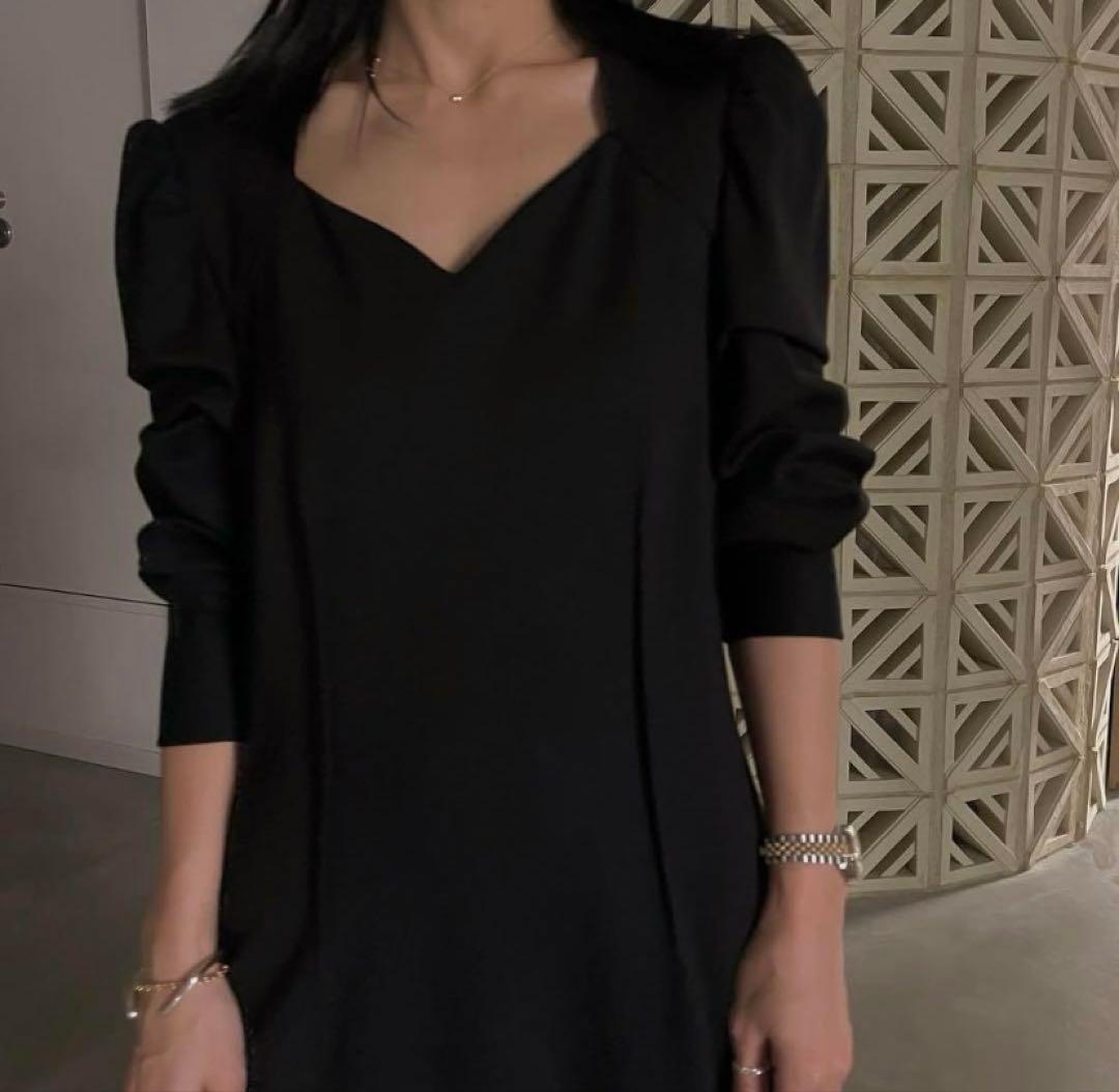 【Ameri VINTAGE】ワンピース ドレス マーメイド ブラック S