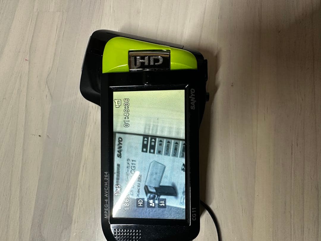 SANYO XACTI DMX-CG11 デジタルムービーカメラ グリーン