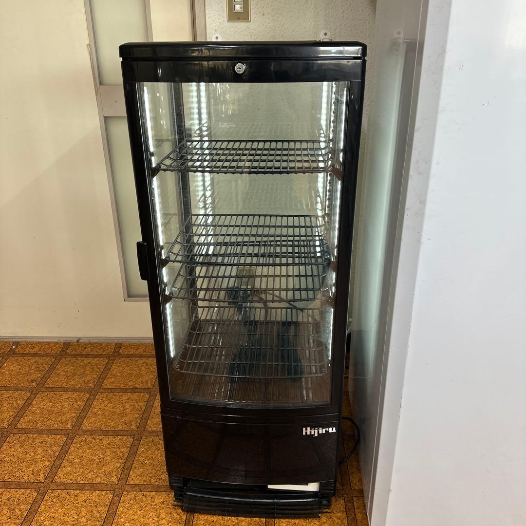 ノンフロン冷蔵ショーケース　100L ブラック 　HJR-URK100BK