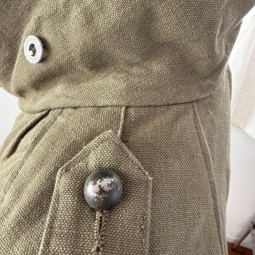 フランス軍 モーターサイクルコート 50s-60s ヴィンテージ カーキ