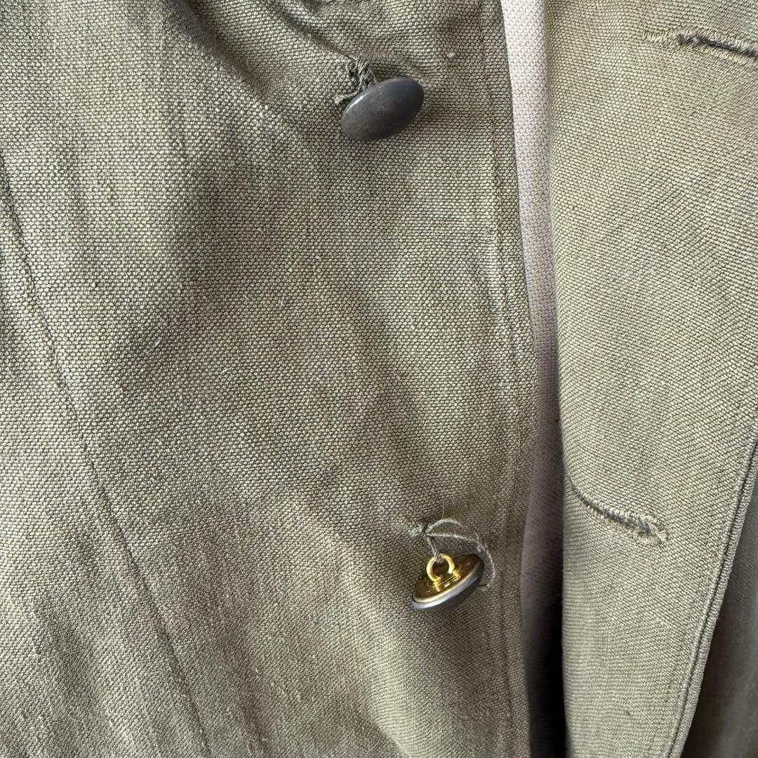 フランス軍 モーターサイクルコート 50s-60s ヴィンテージ カーキ