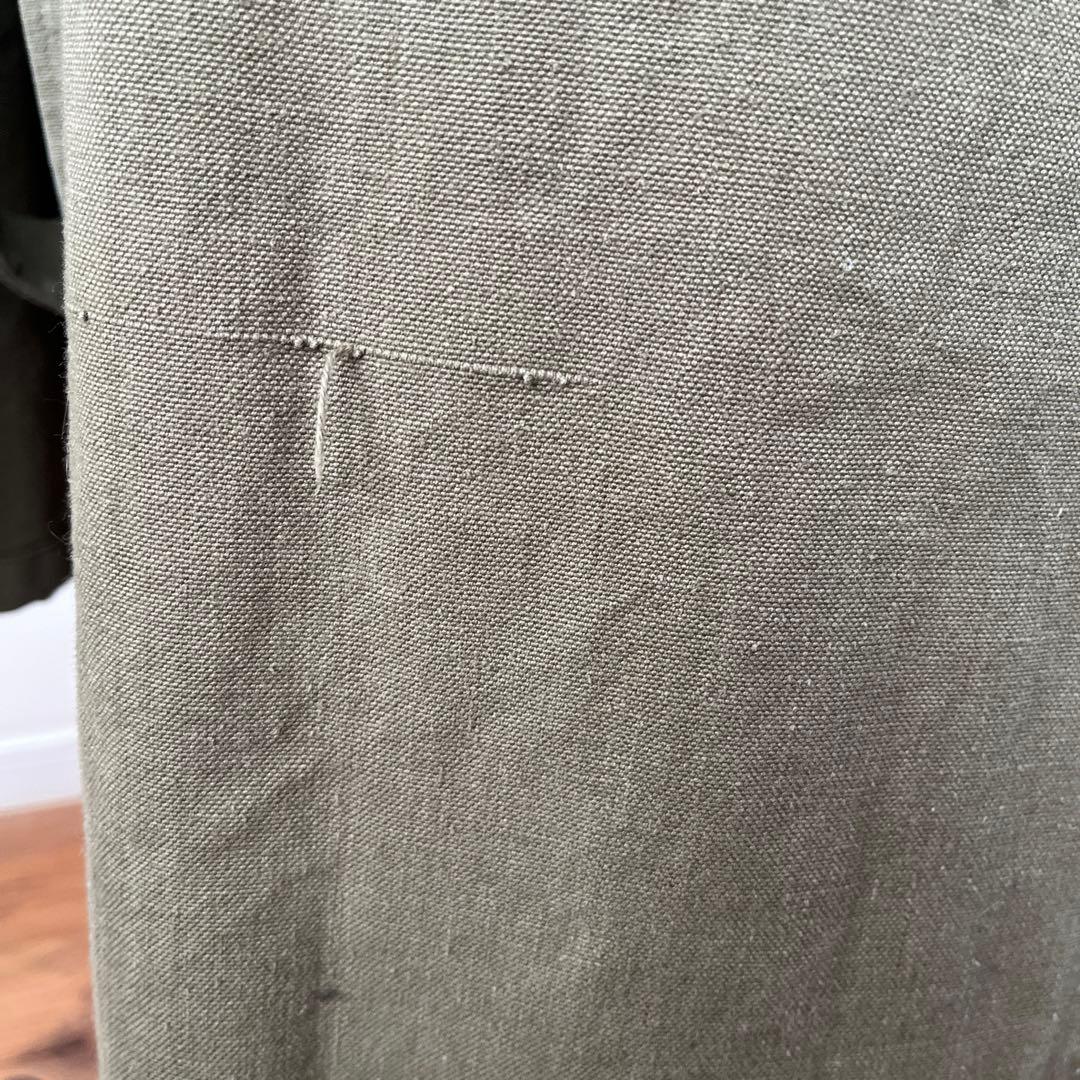 フランス軍 モーターサイクルコート 50s-60s ヴィンテージ カーキ