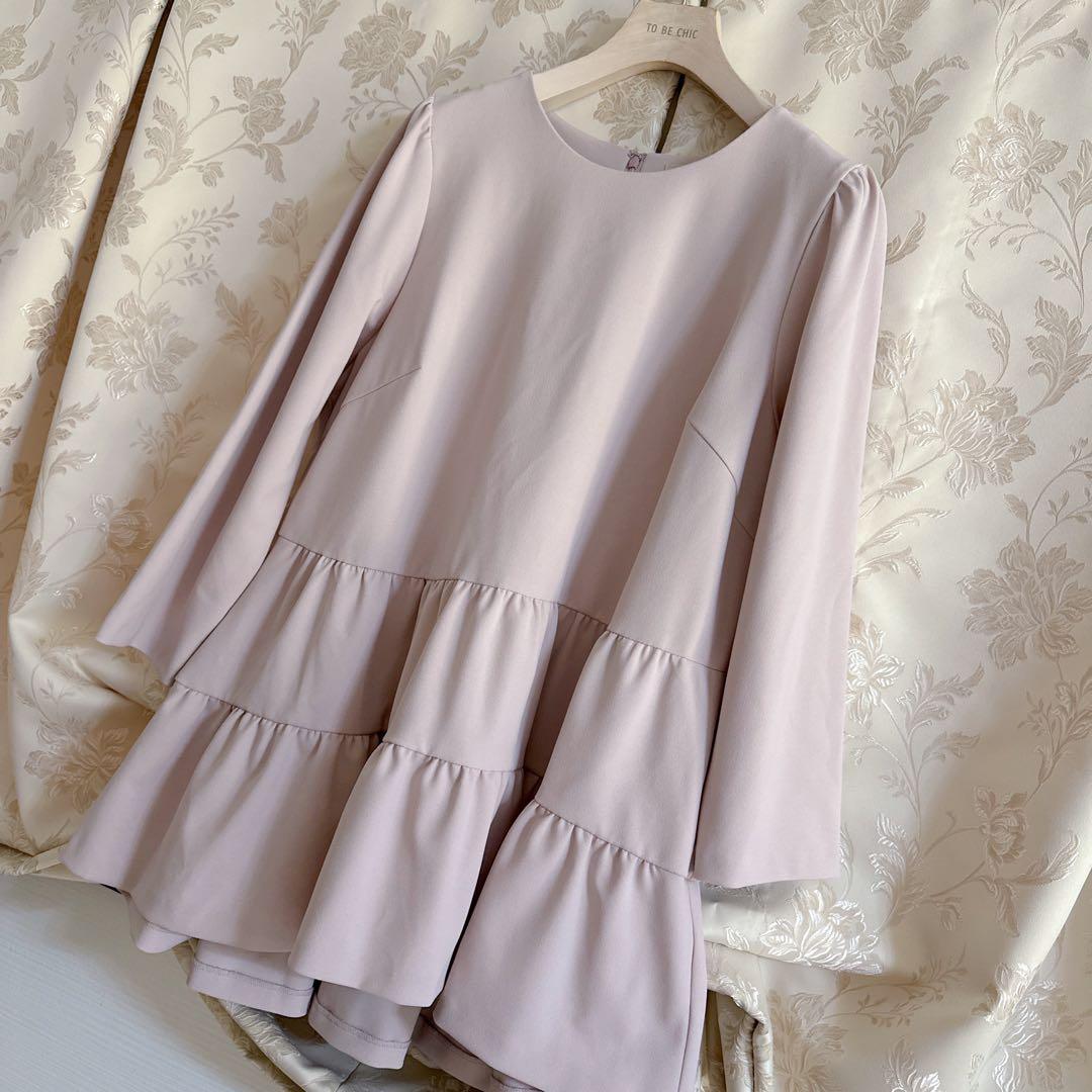 美品 大きいサイズ ローズティアラ フリル チュニック