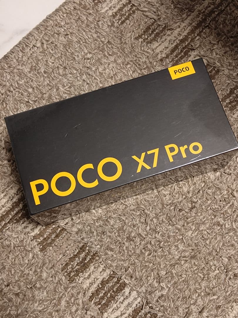 poco x7pro yellow 8GB/256GB 新品未開封 日本語対応