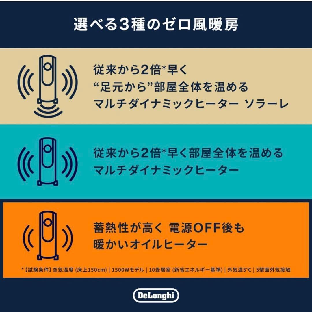 デロンギ デジタルラディアント オイルヒーター KHD410812-GC