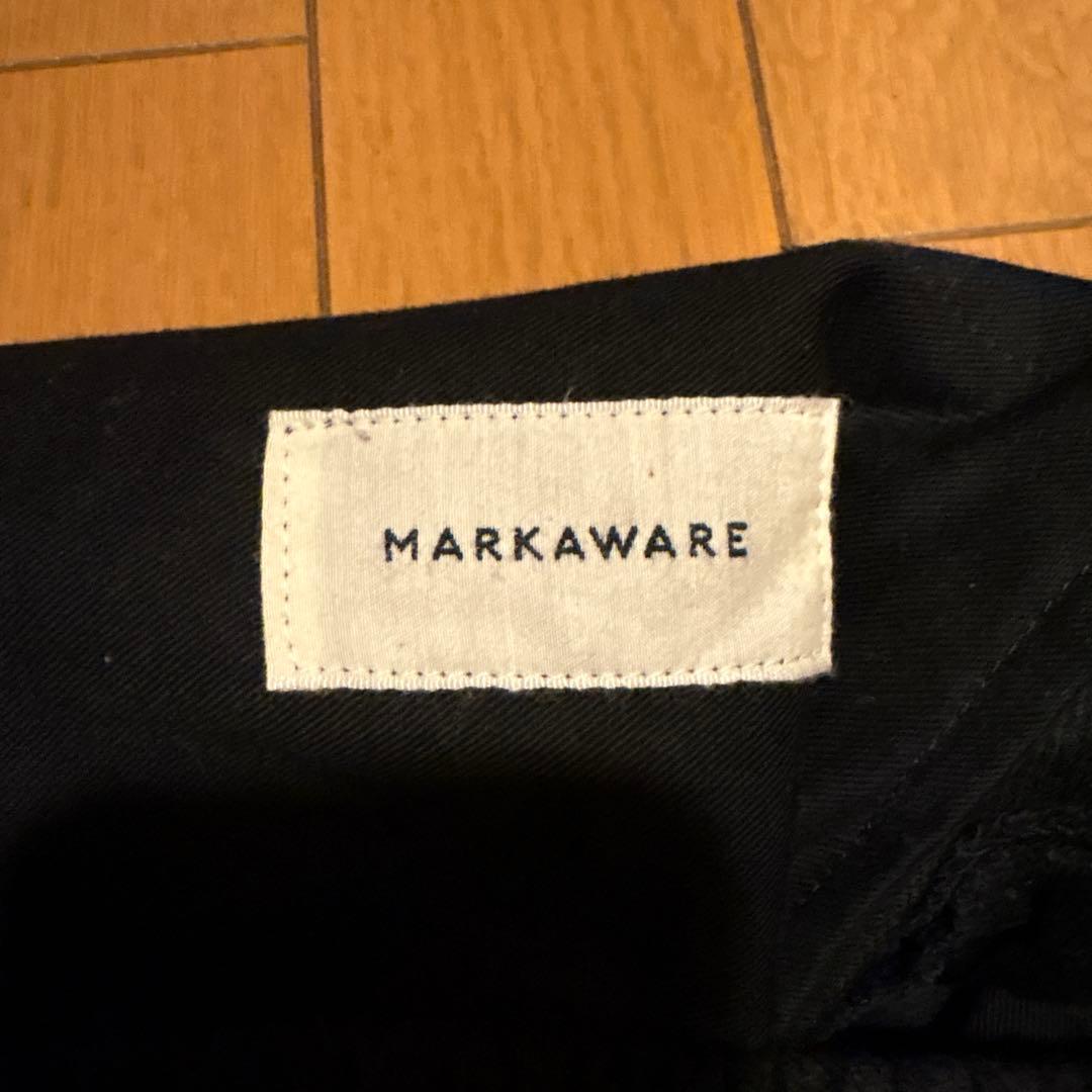 MARKAWARE マーカウェア ブラック ワイドスラックス
