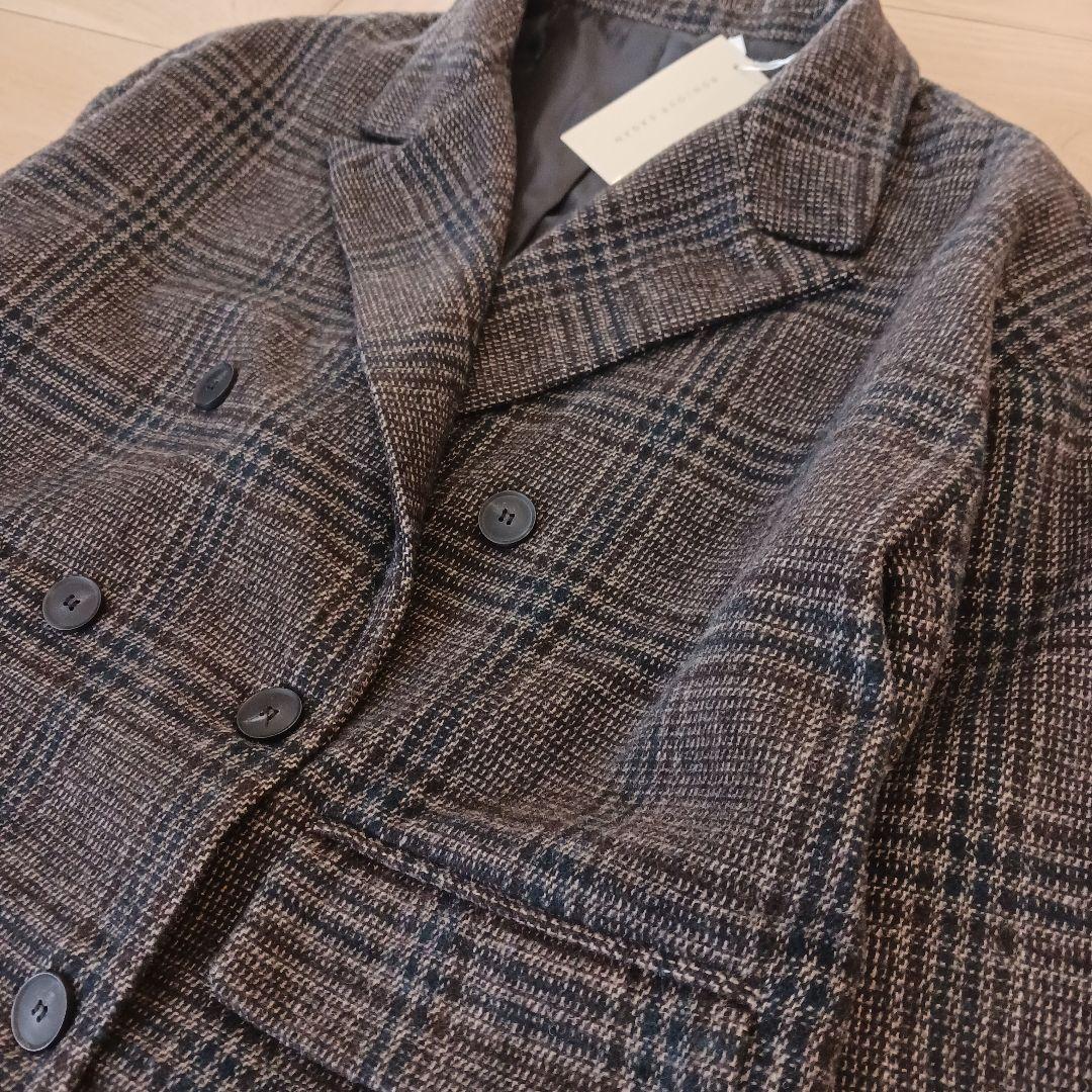 Bonjour Sagan チェックダブルジャケット