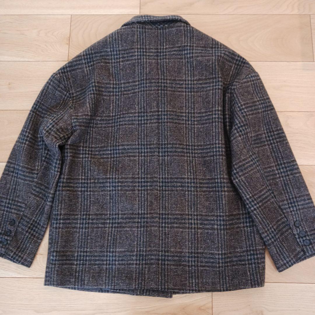 Bonjour Sagan チェックダブルジャケット