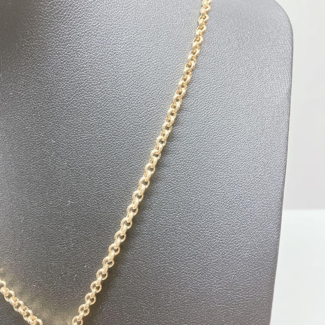 イヴ・サンローラン　YSL　サンローラン　ネックレス　花　フラワー　ゴールド