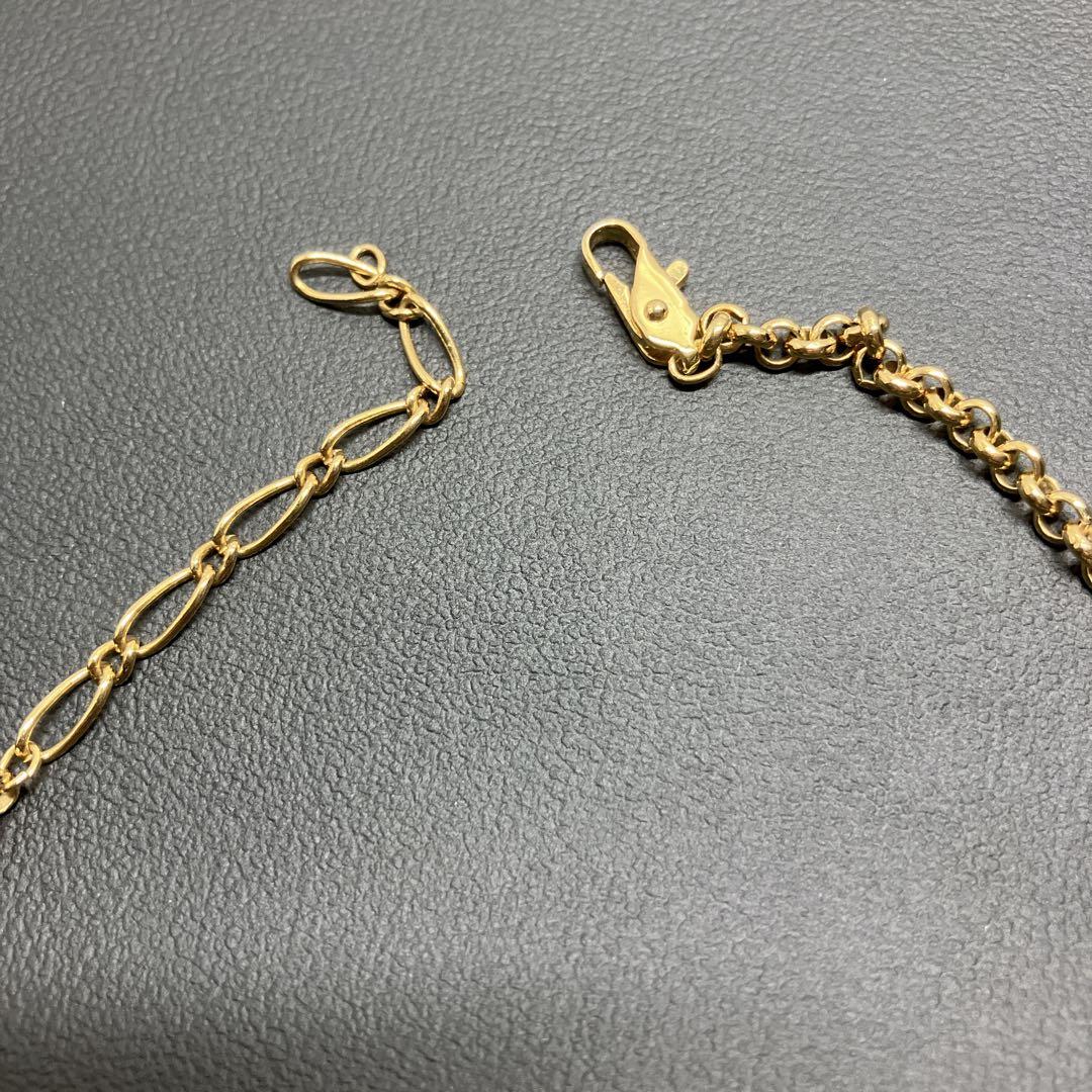 イヴ・サンローラン　YSL　サンローラン　ネックレス　花　フラワー　ゴールド