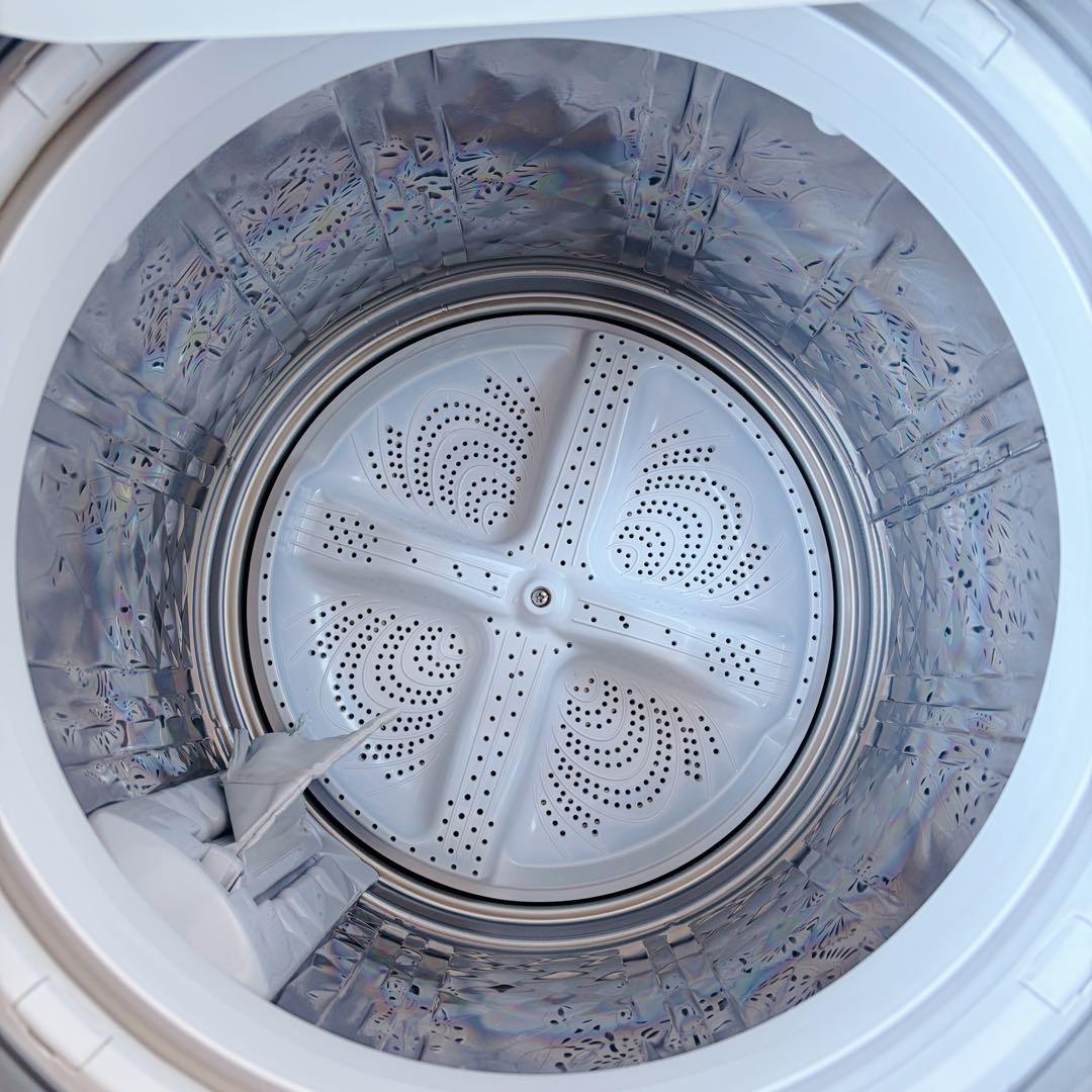 103運搬取付無料！ブラウン純正SHARPスタイリッシュ洗濯機！完動品超美品！