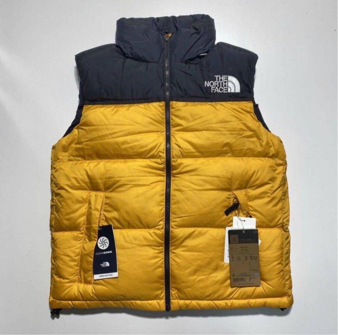 ノースフェイス ヌプシ ダウンベスト　サミットゴールド