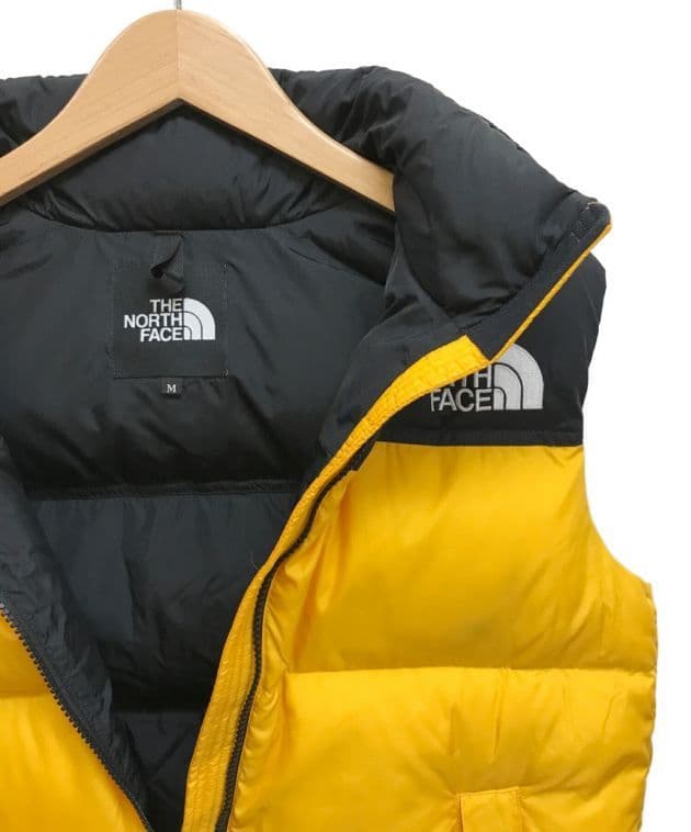 ノースフェイス ヌプシ ダウンベスト　サミットゴールド