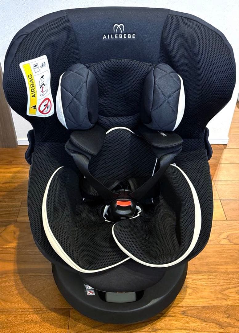 チャイルドシート　エールベベ・クルット6i　グランス　ブラック　ISOFIX