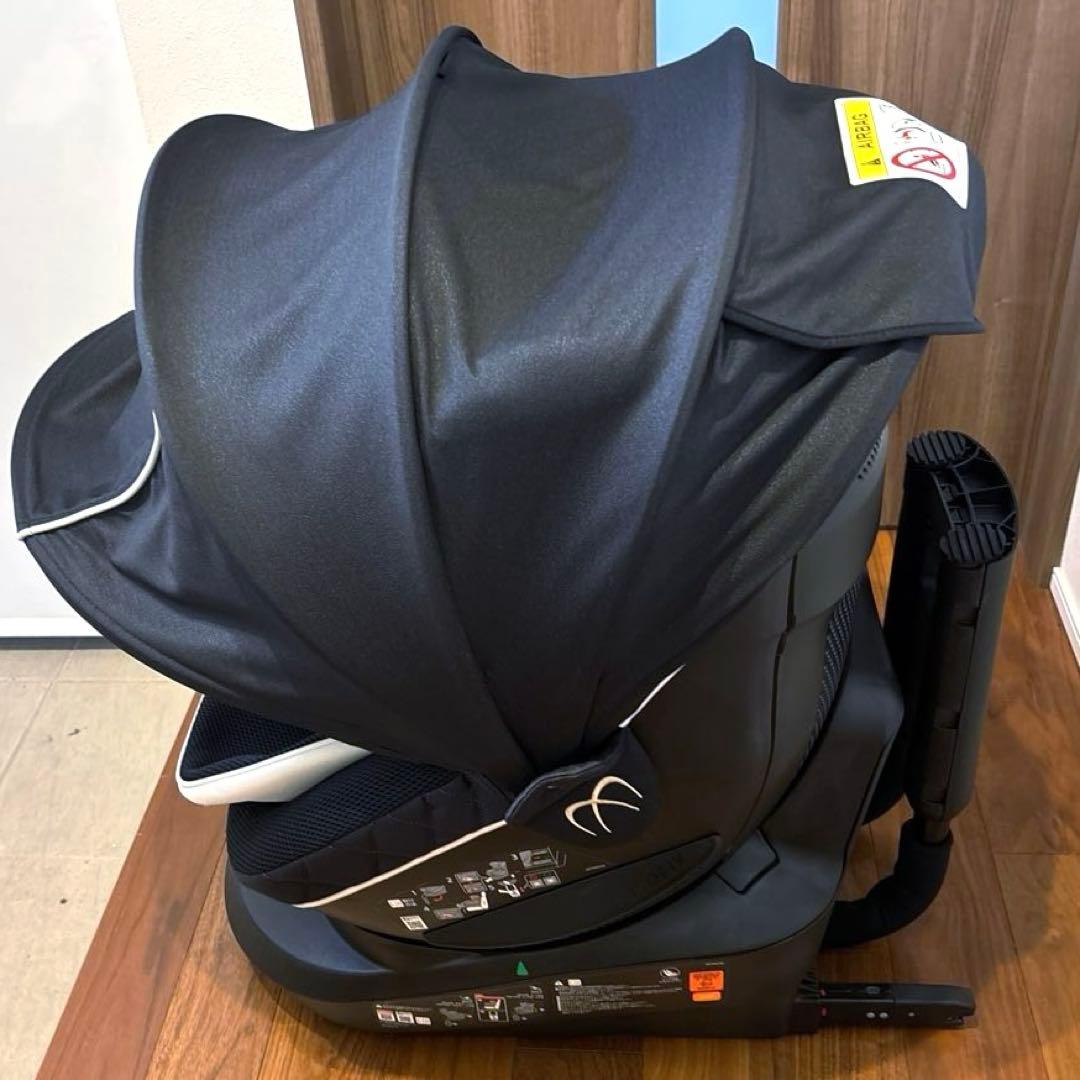 チャイルドシート　エールベベ・クルット6i　グランス　ブラック　ISOFIX