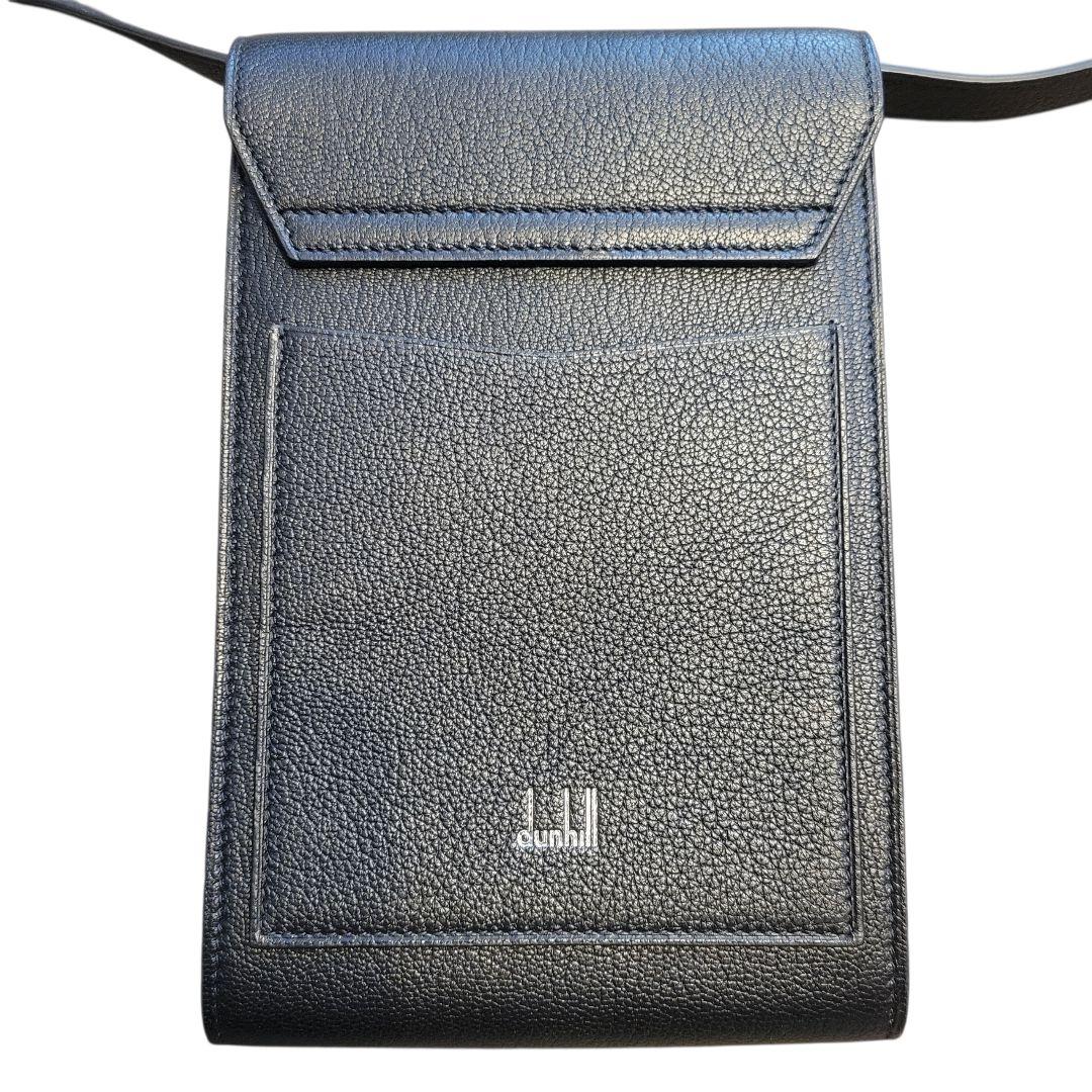 未使用　ダンヒル ショルダーバッグ レザー ロゴデザイン ボディバッグ ブラック